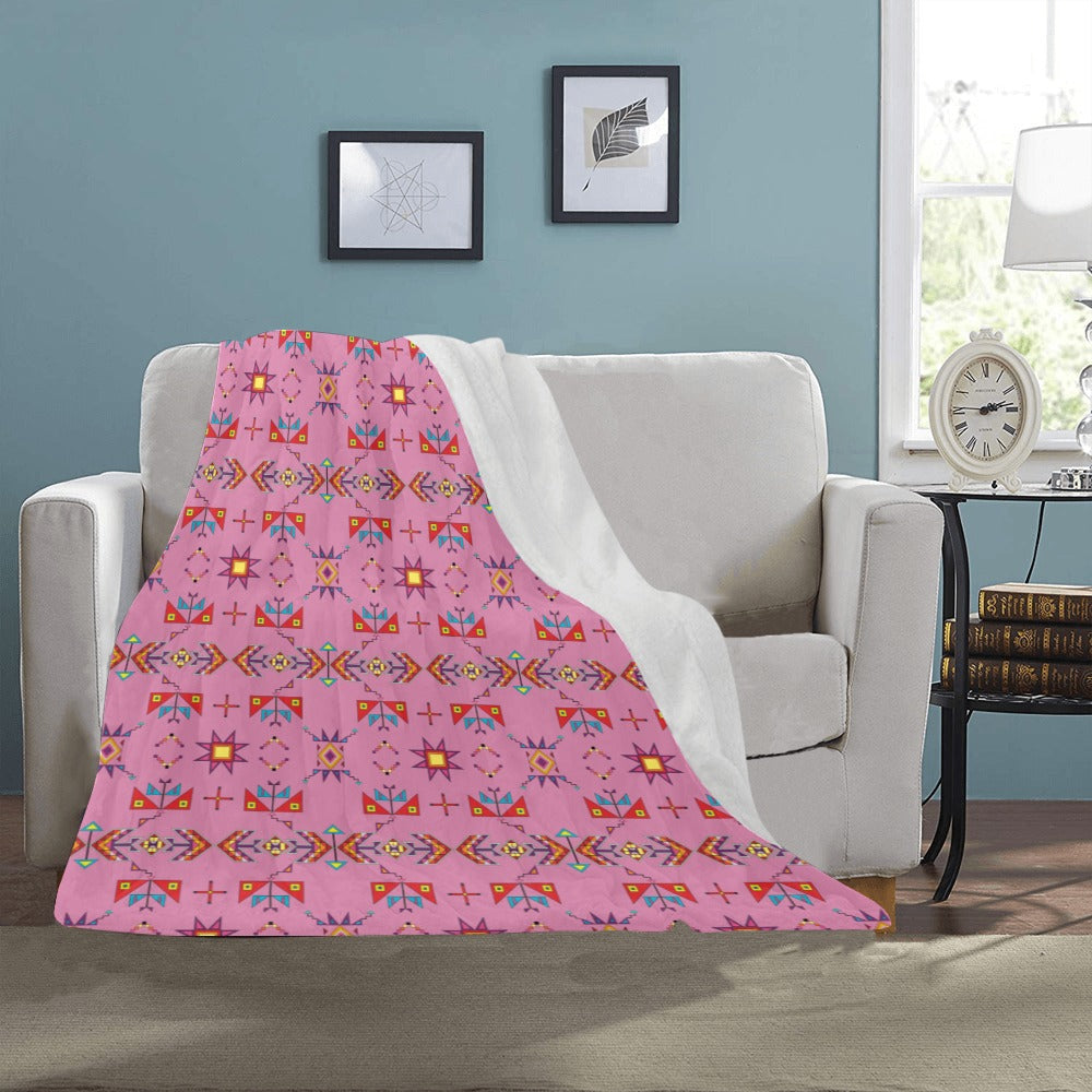 Scattered Generations Pink Ultra-Soft Micro Fleece Blanket 40"x50"