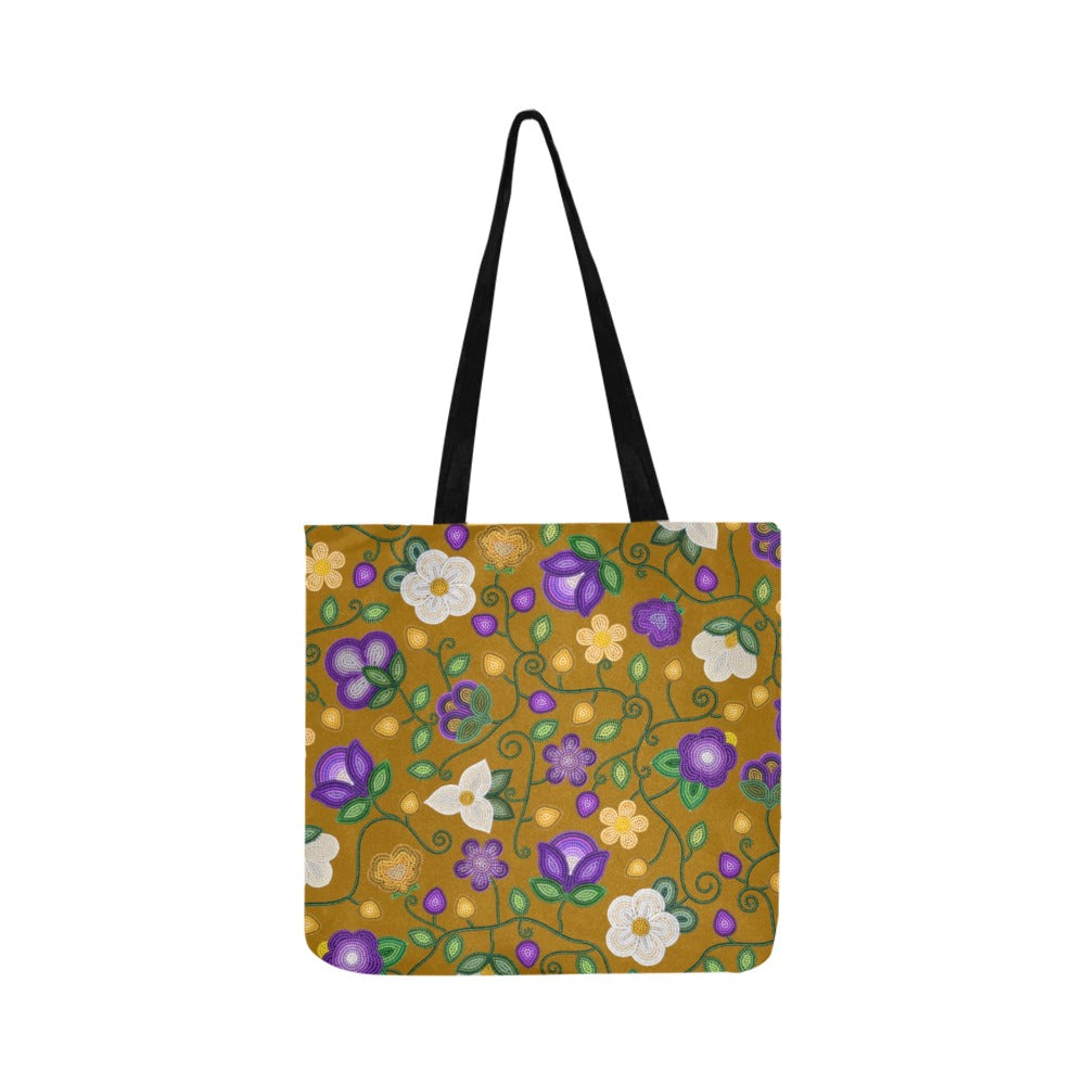 Midnight Moss Bloom Toffee Reusable Shopping Bag (Two sides)