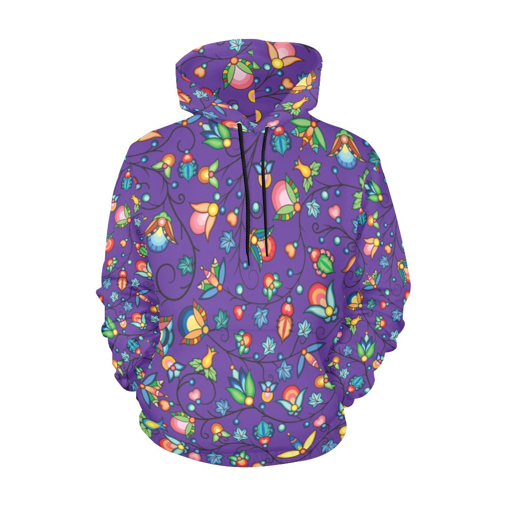 Prairie Plains Spirit Midnight Purple Hoodie for Women (USA Size)