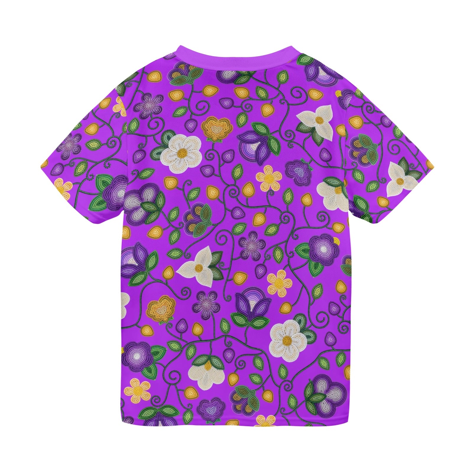 Midnight Moss Bloom Purple T-shirt for Men
