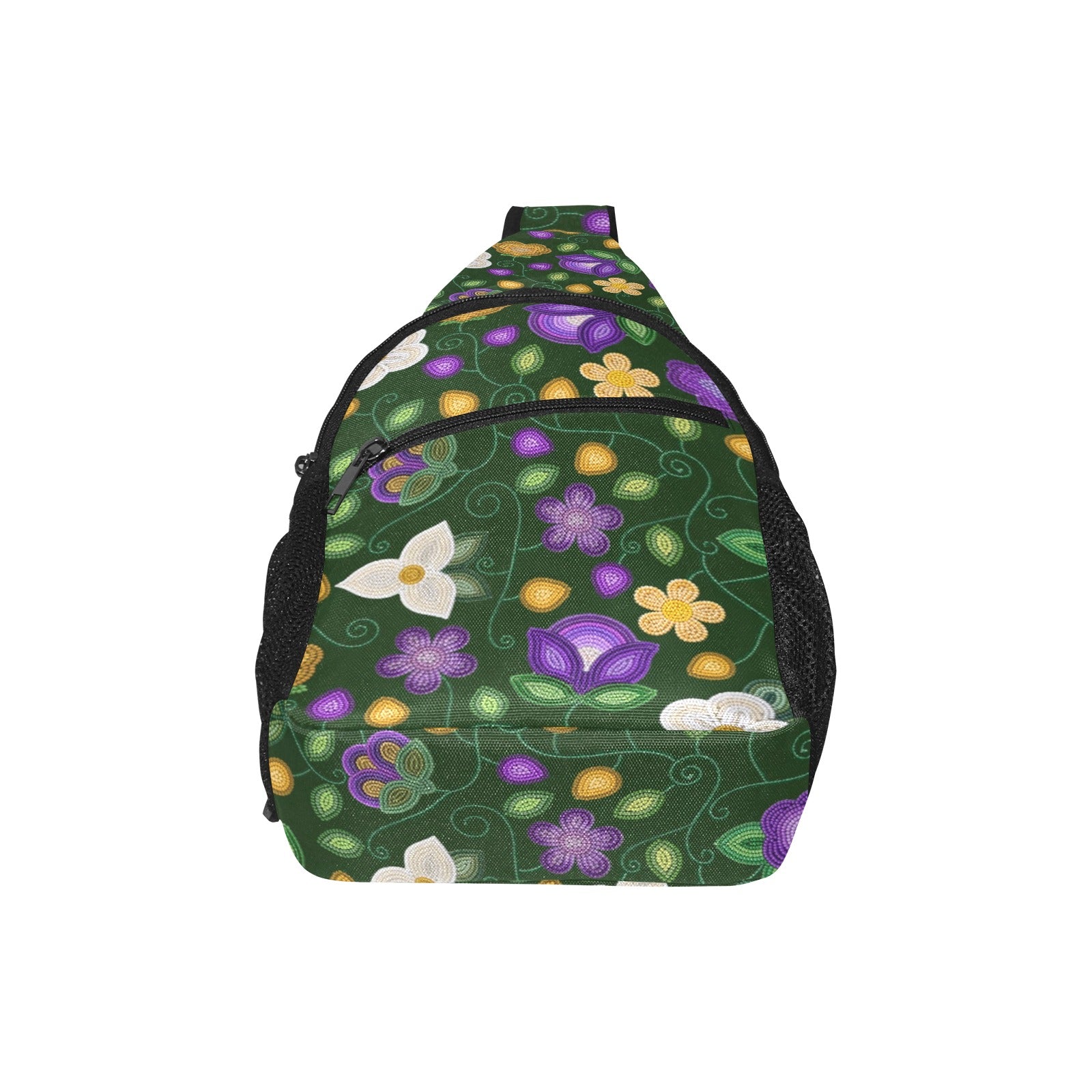 Midnight Moss Bloom Forest Chest Bag