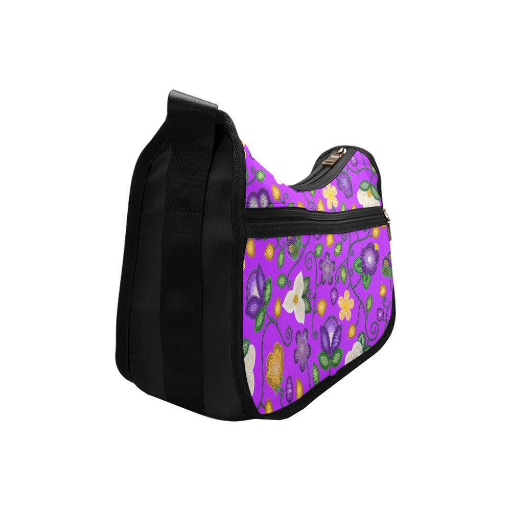 Midnight Moss Bloom Purple Crossbody Bag