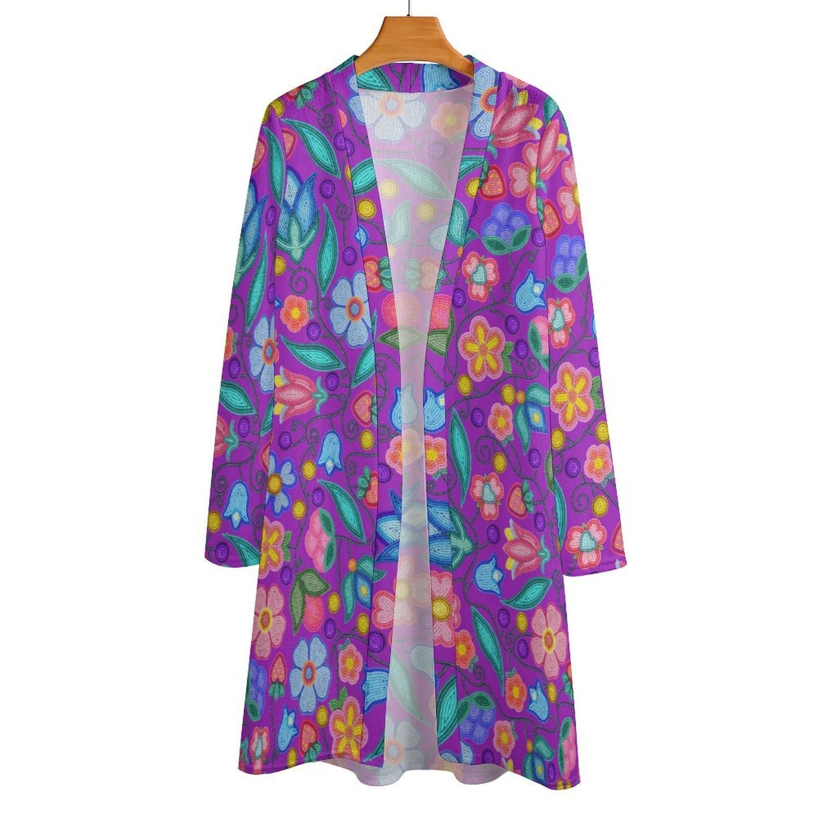 Sweet Offering Purple Cardigan