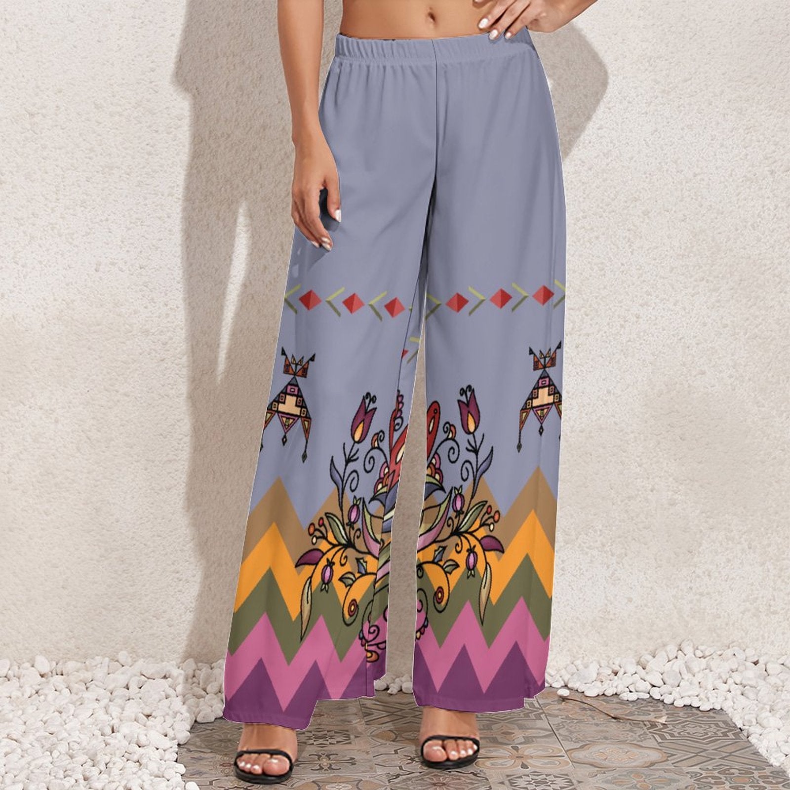 Red Willow Whispers Ribbon Pant