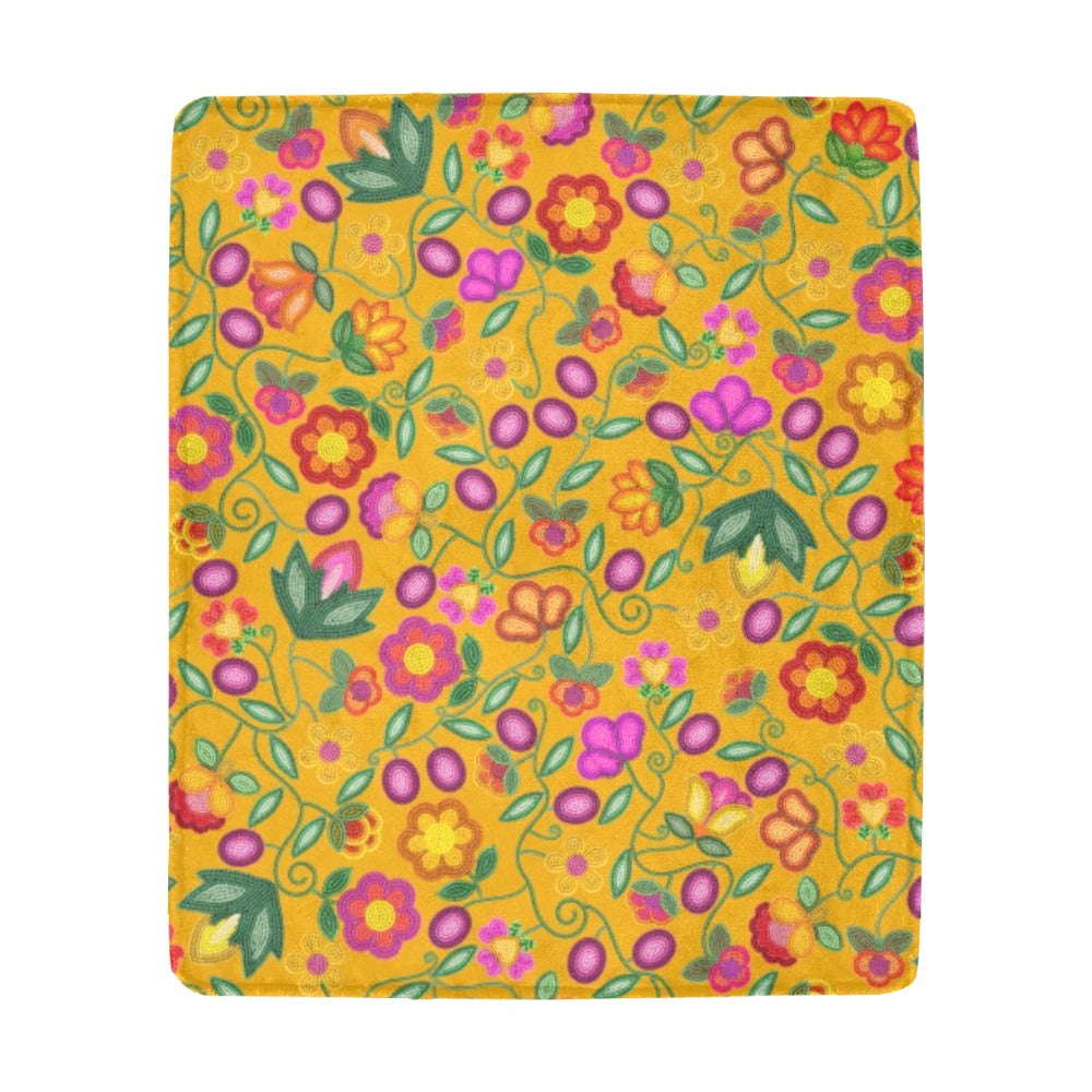 Boreal Bounty Yellow Ultra-Soft Micro Fleece Blanket 50"x60"