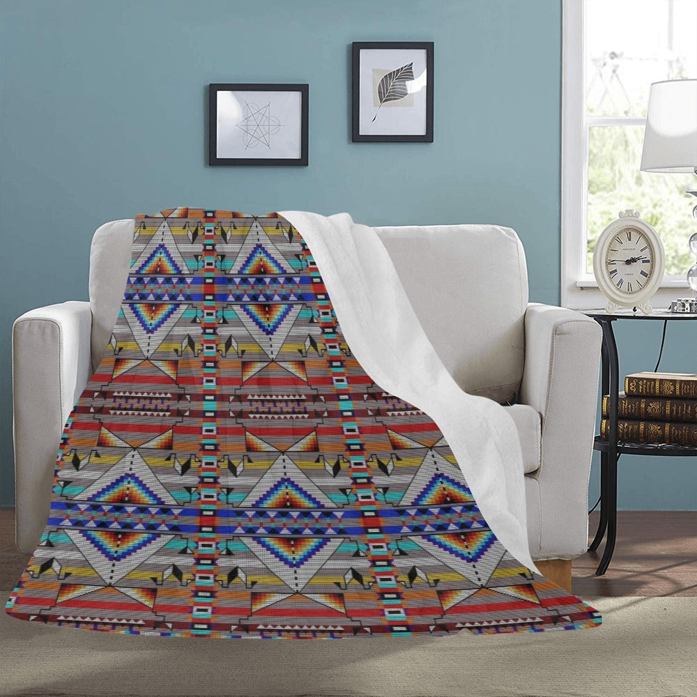 Medicine Blessing Grey Ultra-Soft Micro Fleece Blanket 60"x80"