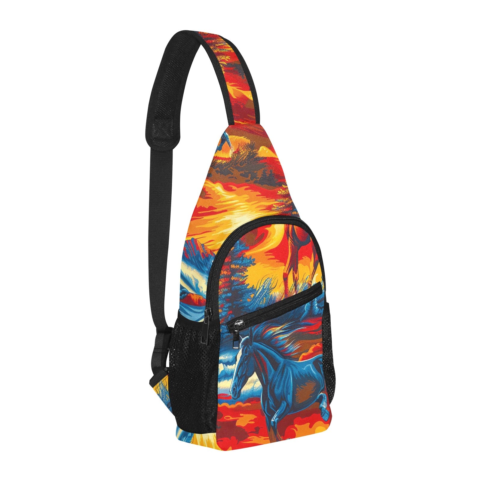 Wilds Horses 2 Chest Bag