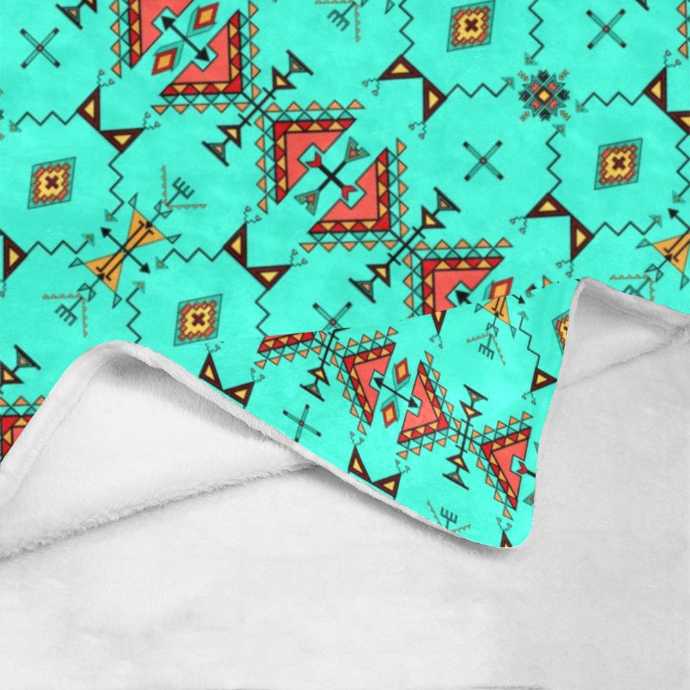 Thunder Flight Turquoise Ultra-Soft Micro Fleece Blanket 60"x80"