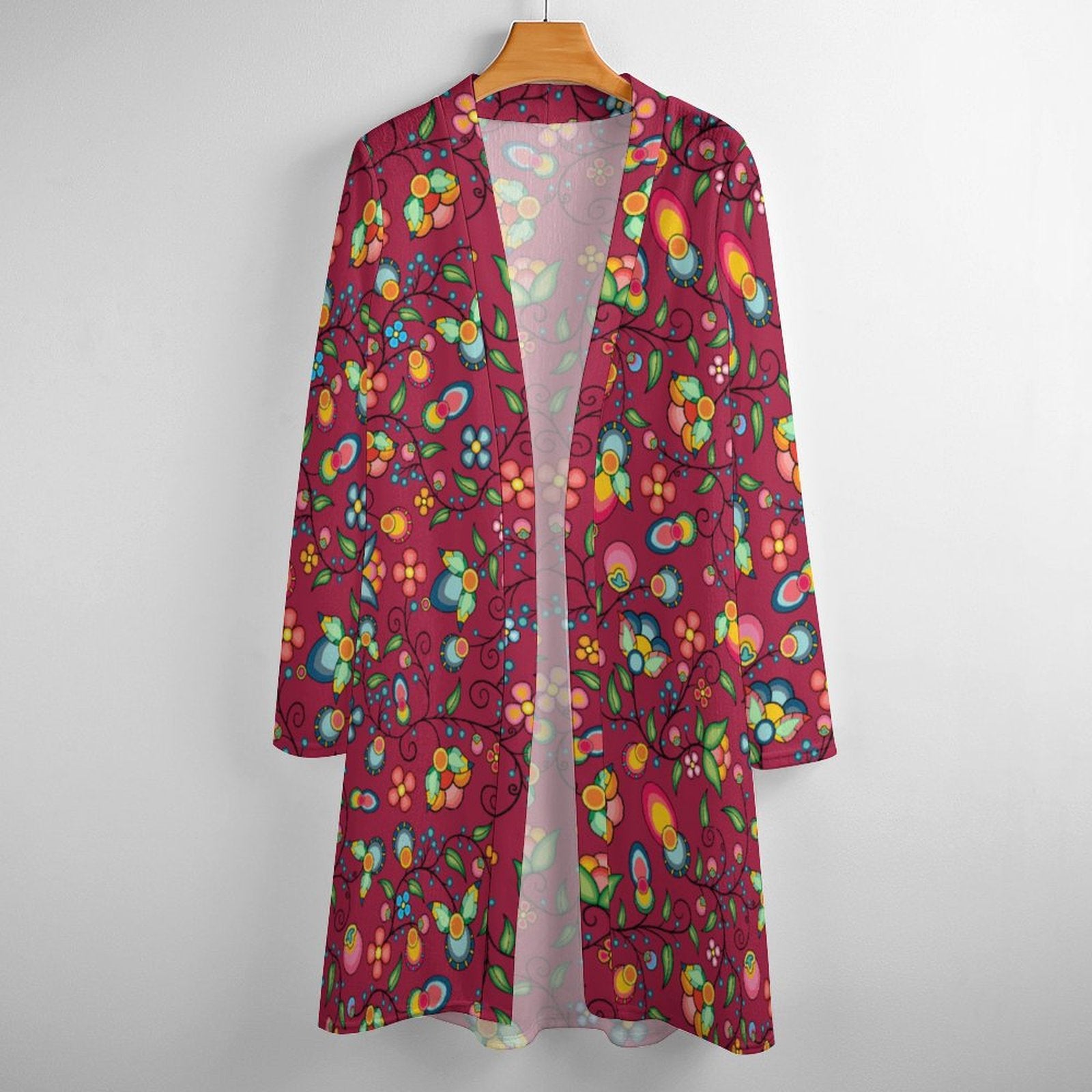 Floral Bounty Magenta Cardigan