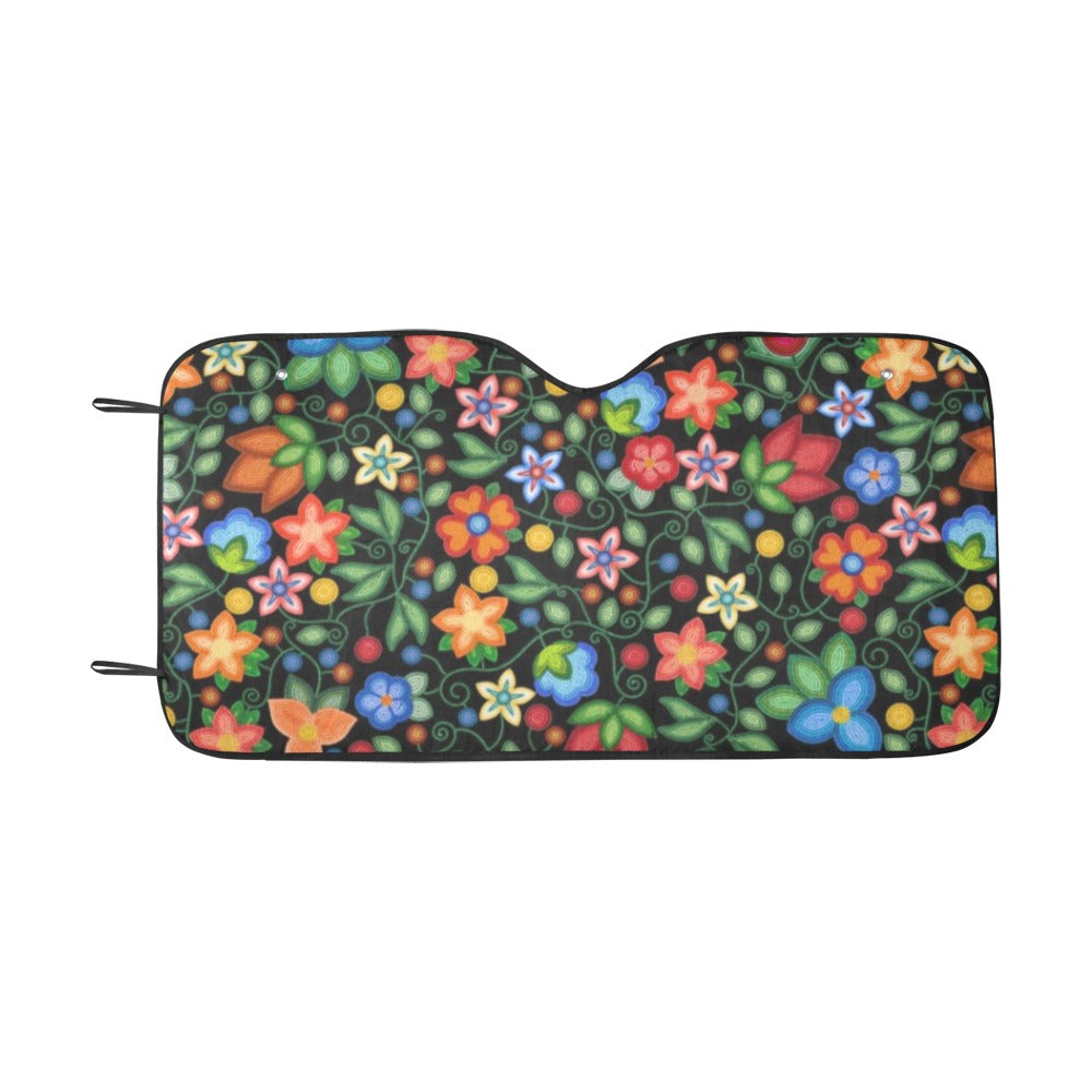 Morning Harmony Black Car Sun Shade 55"x30"