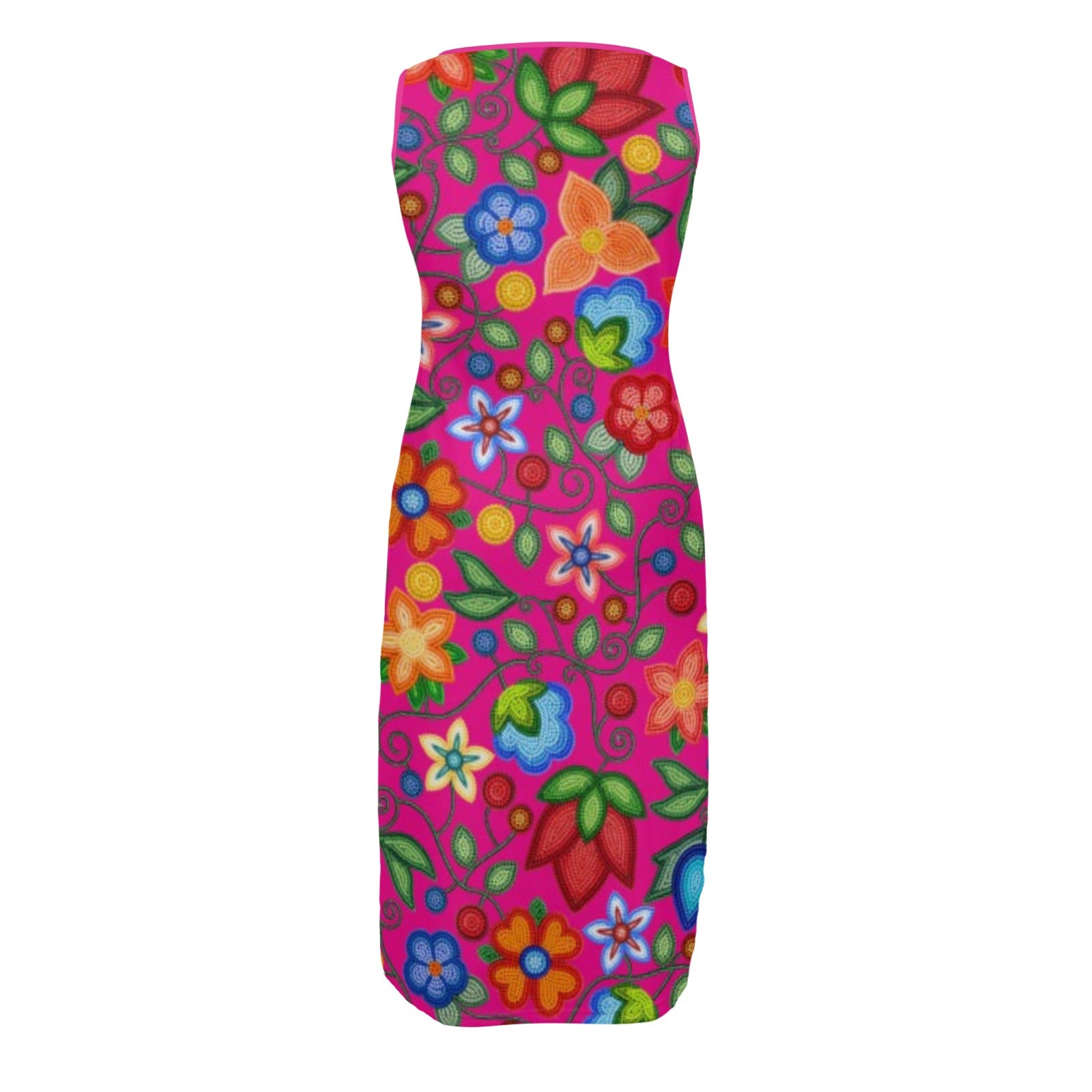 Morning Harmony Pink Phaedra Sleeveless Open Fork Long Dress