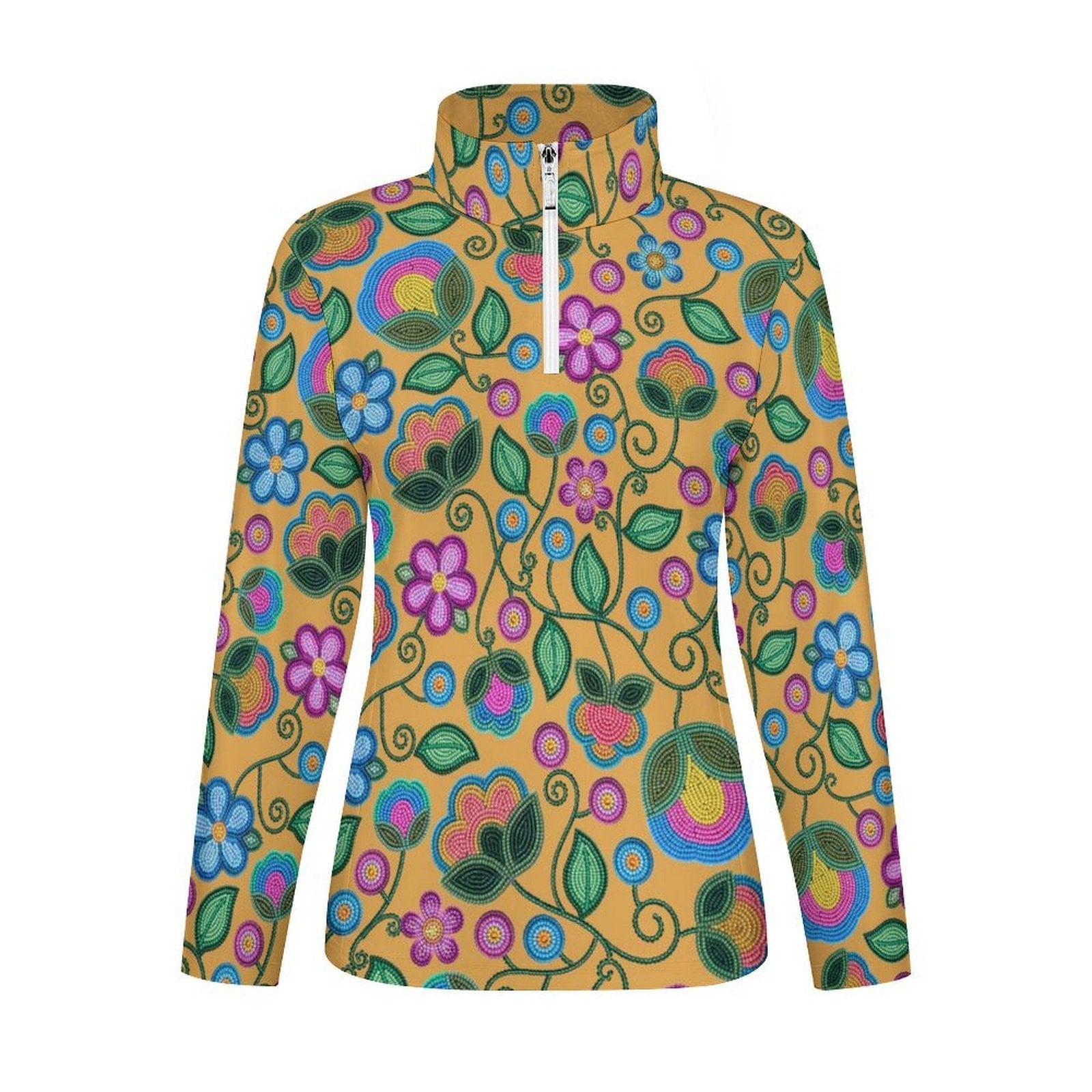 Turquoise Sunbeam Yellow Long Sleeve Yoga Shirt