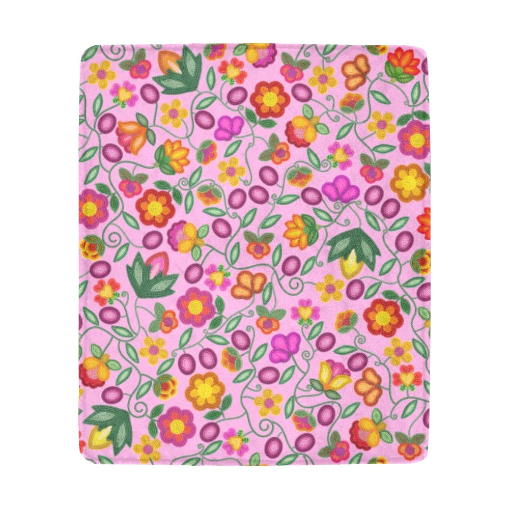 Boreal Bounty Pink Ultra-Soft Micro Fleece Blanket 50"x60"