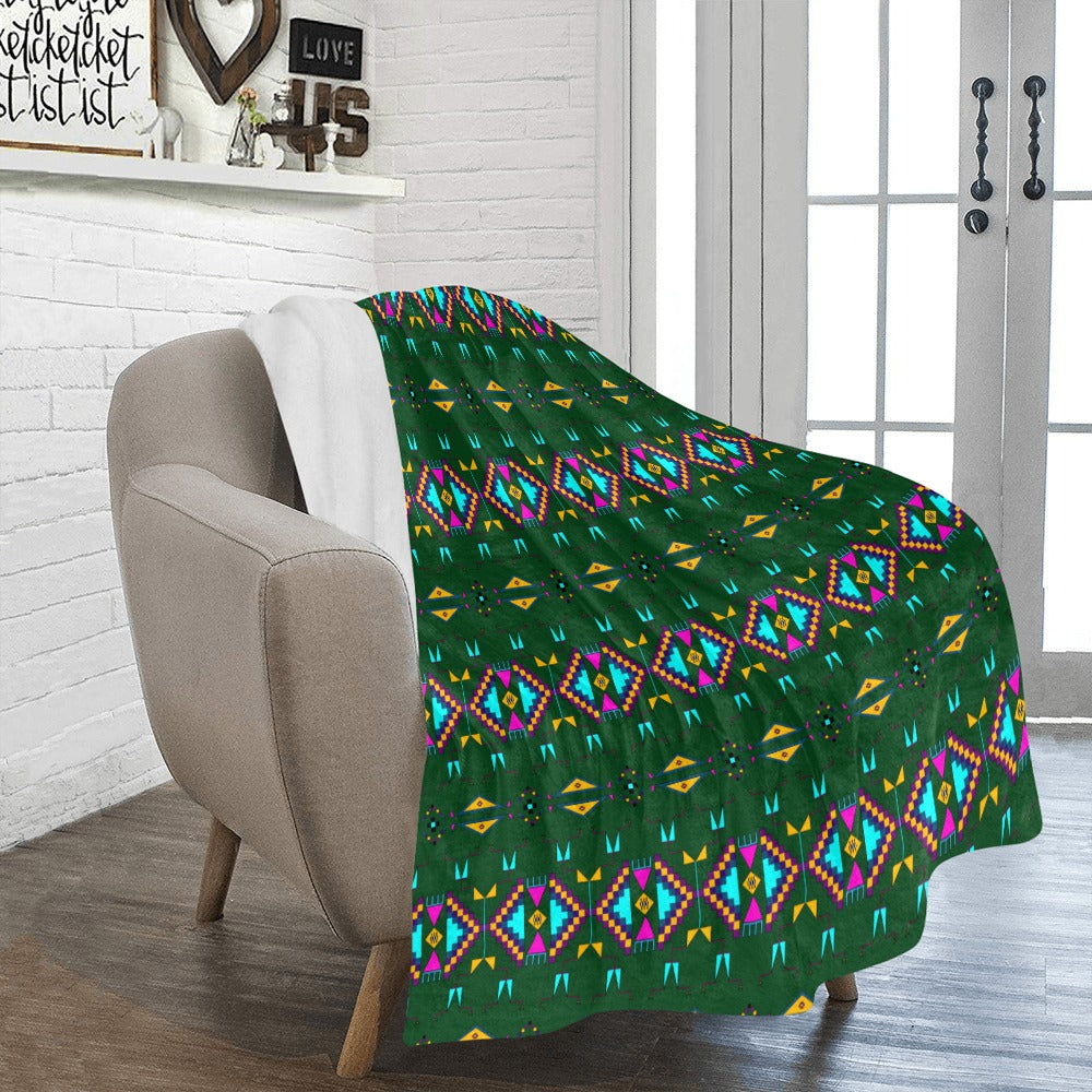 Rite of Passage Squash Leaf Ultra-Soft Micro Fleece Blanket 50"x60"