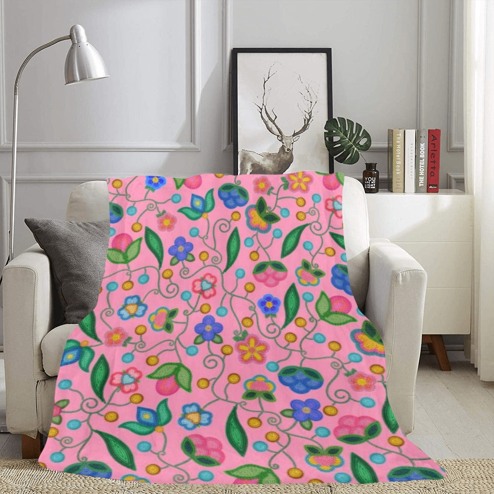 Skyberry Serenade Pink Ultra-Soft Micro Fleece Blanket 60"x80"