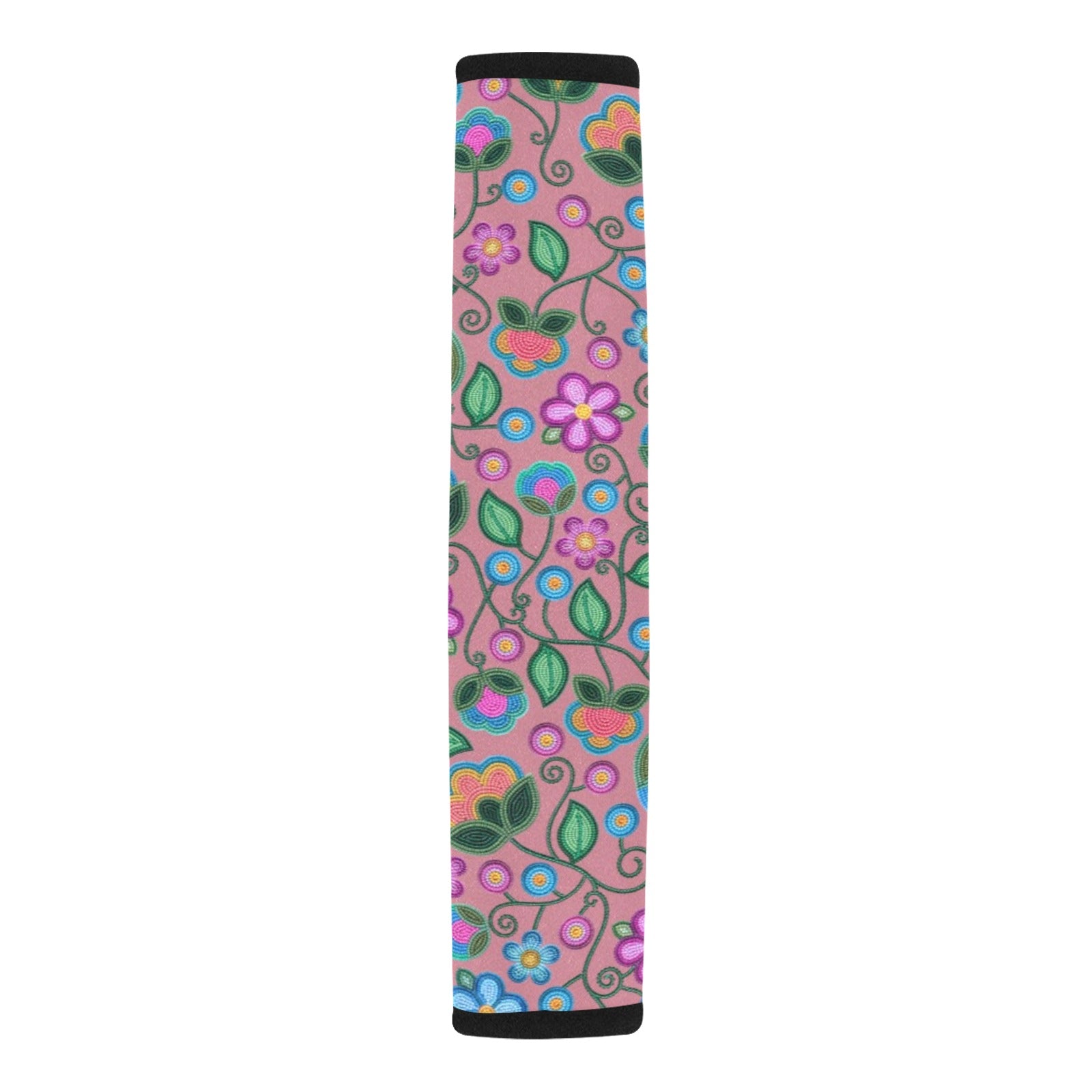 Turquoise Sunbeam Peach Car Seat Belt Cover 7''x12.6'' (Pack of 2)