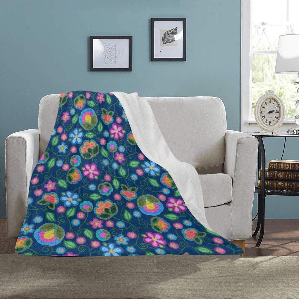 Turquoise Sunbeam Blue Ultra-Soft Micro Fleece Blanket 40"x50"