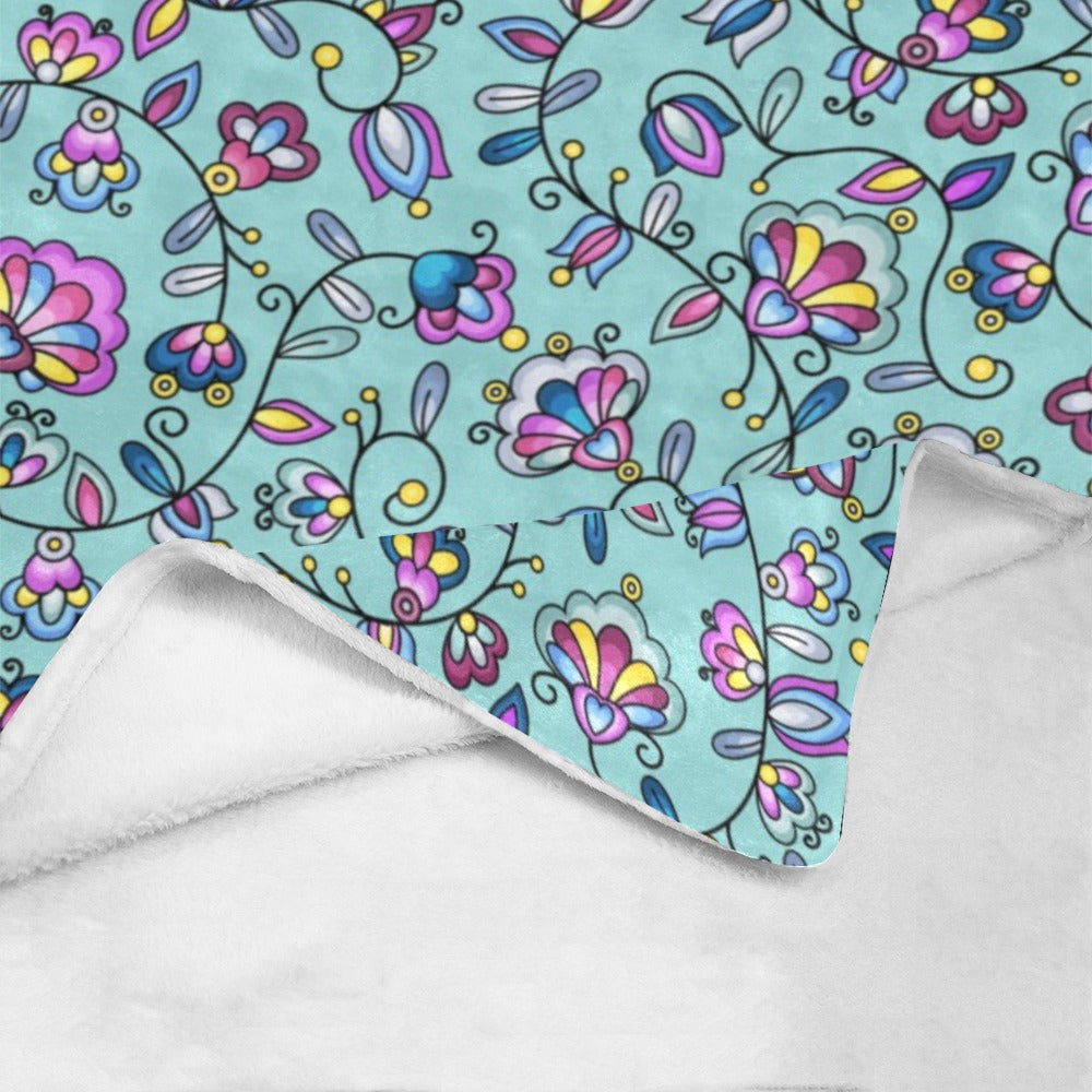 Autumn Bundle Blessing Turquoise Ultra-Soft Micro Fleece Blanket 50"x60"