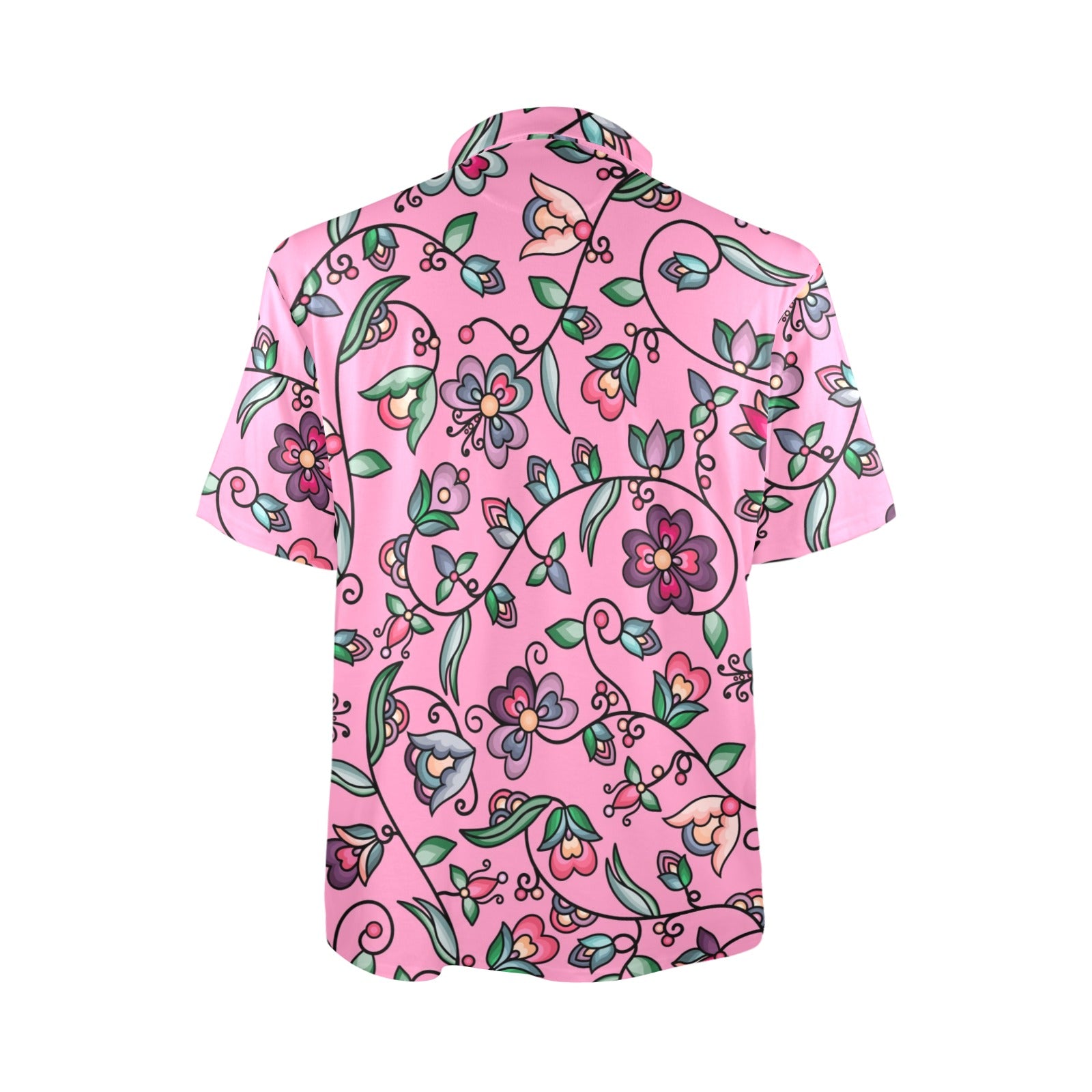 Amber Evening Garland Pink Polo Shirt