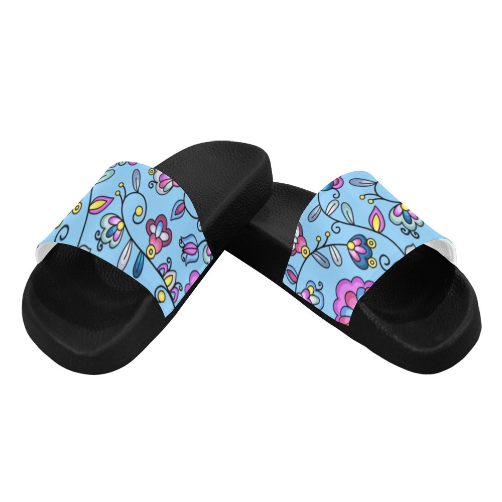 Autumn Bundle Blessing Blue Women's Slide Sandals