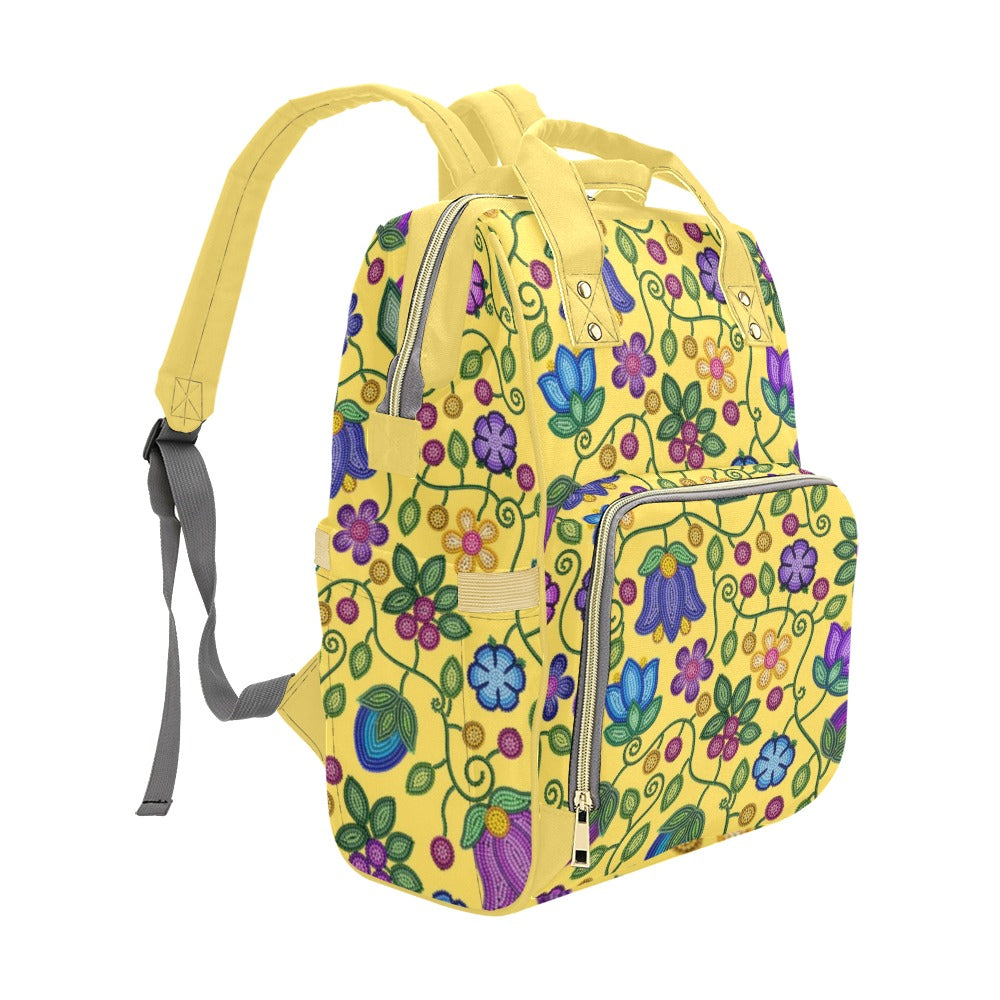 Bloom Uplift Yellow Multi-Function Diaper Backpack/Diaper Bag