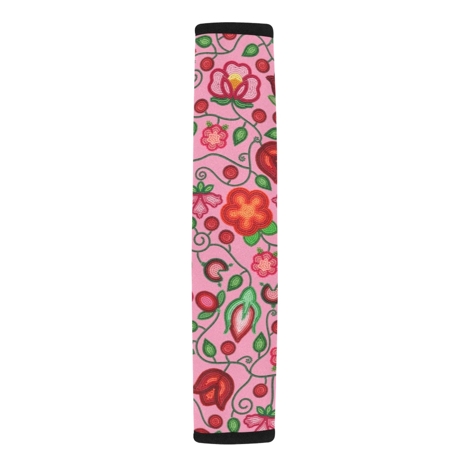 Rose Reverie Pink Car Seat Belt Cover 7''x12.6'' (Pack of 2)