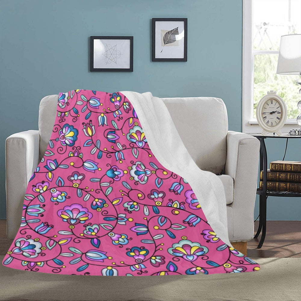 Autumn Bundle Blessing Pink Ultra-Soft Micro Fleece Blanket 60"x80"