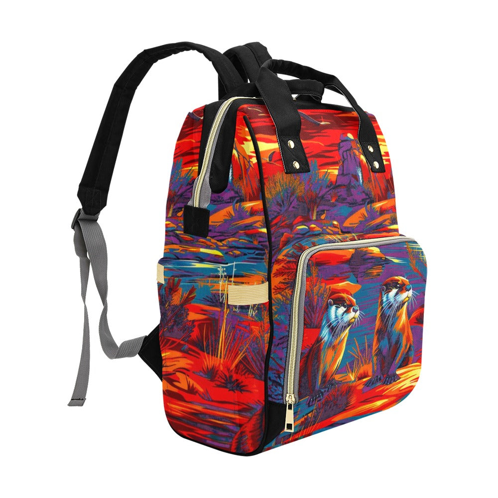 Silly Otters Multi-Function Diaper Backpack/Diaper Bag