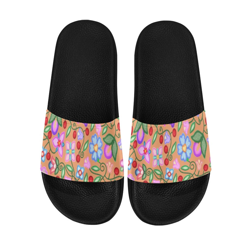 Petal Harmony Terracotta Men's Slide Sandals