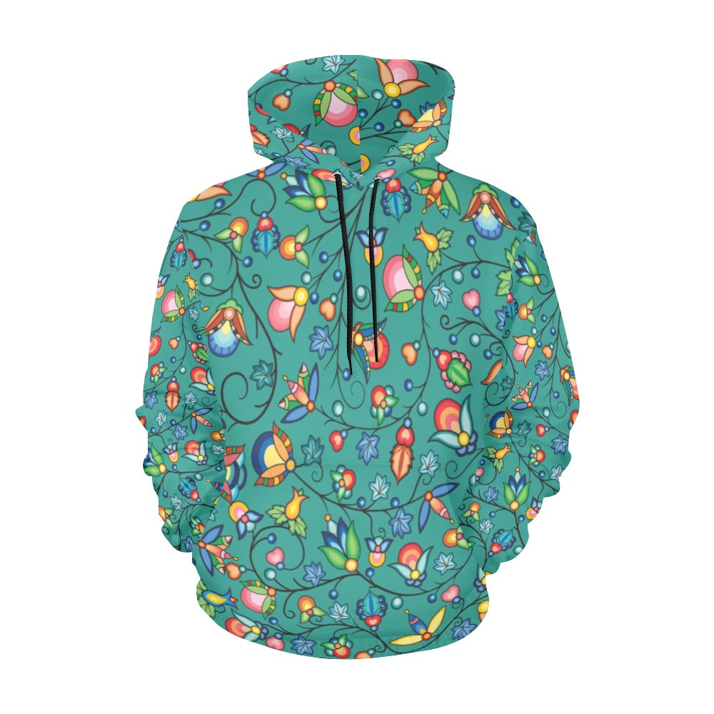 Prairie Plains Spirit Afternoon Sky Hoodie for Women (USA Size)