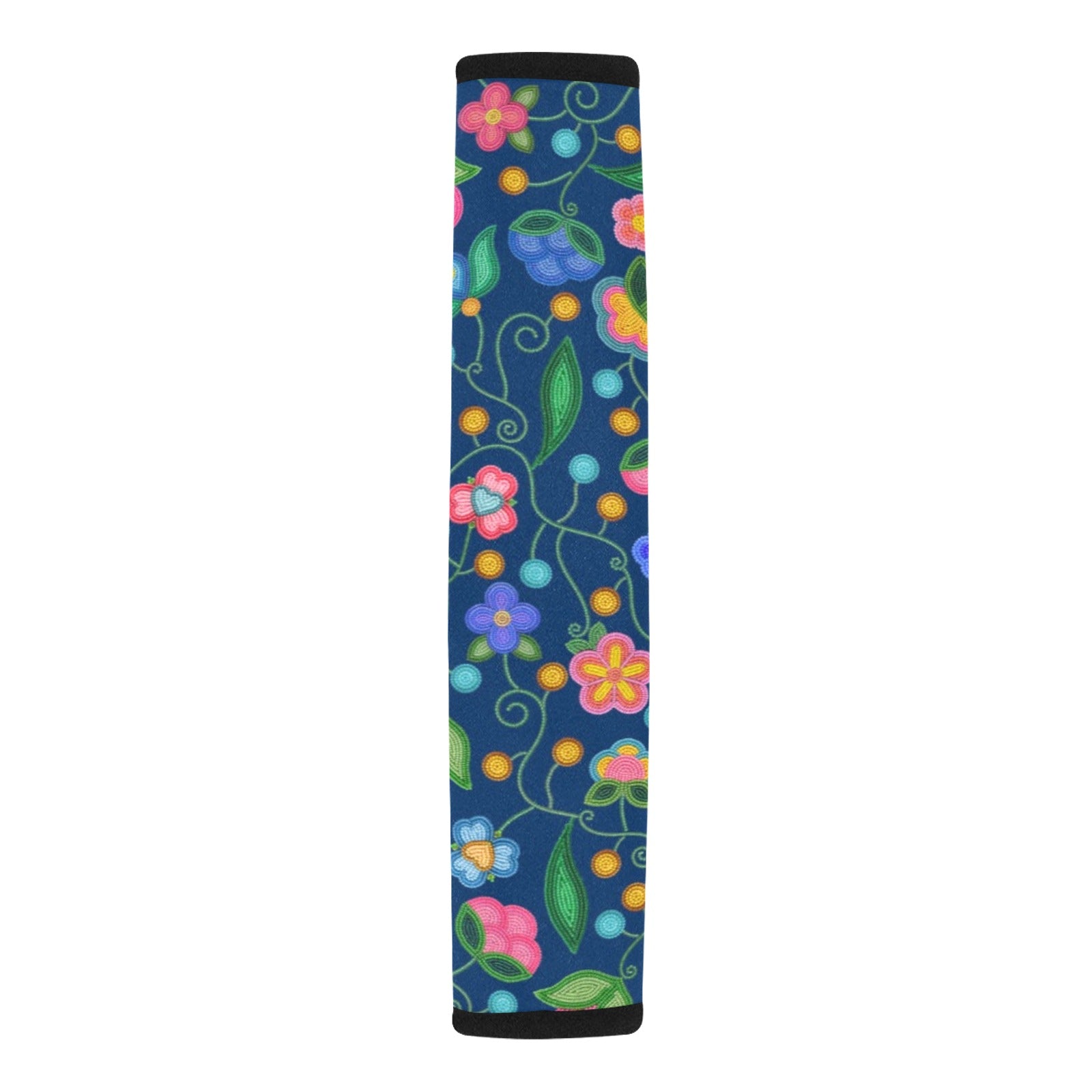 Skyberry Serenade Navy Car Seat Belt Cover 7''x12.6'' (Pack of 2)