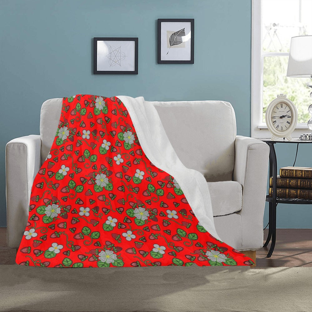 Strawberry Dreams Fire Ultra-Soft Micro Fleece Blanket 40"x50"