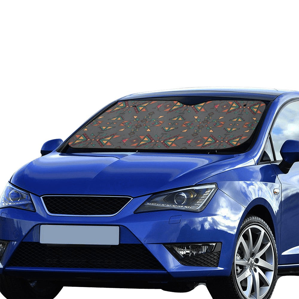 Arrow dawn Gray Car Sun Shade 55"x30"
