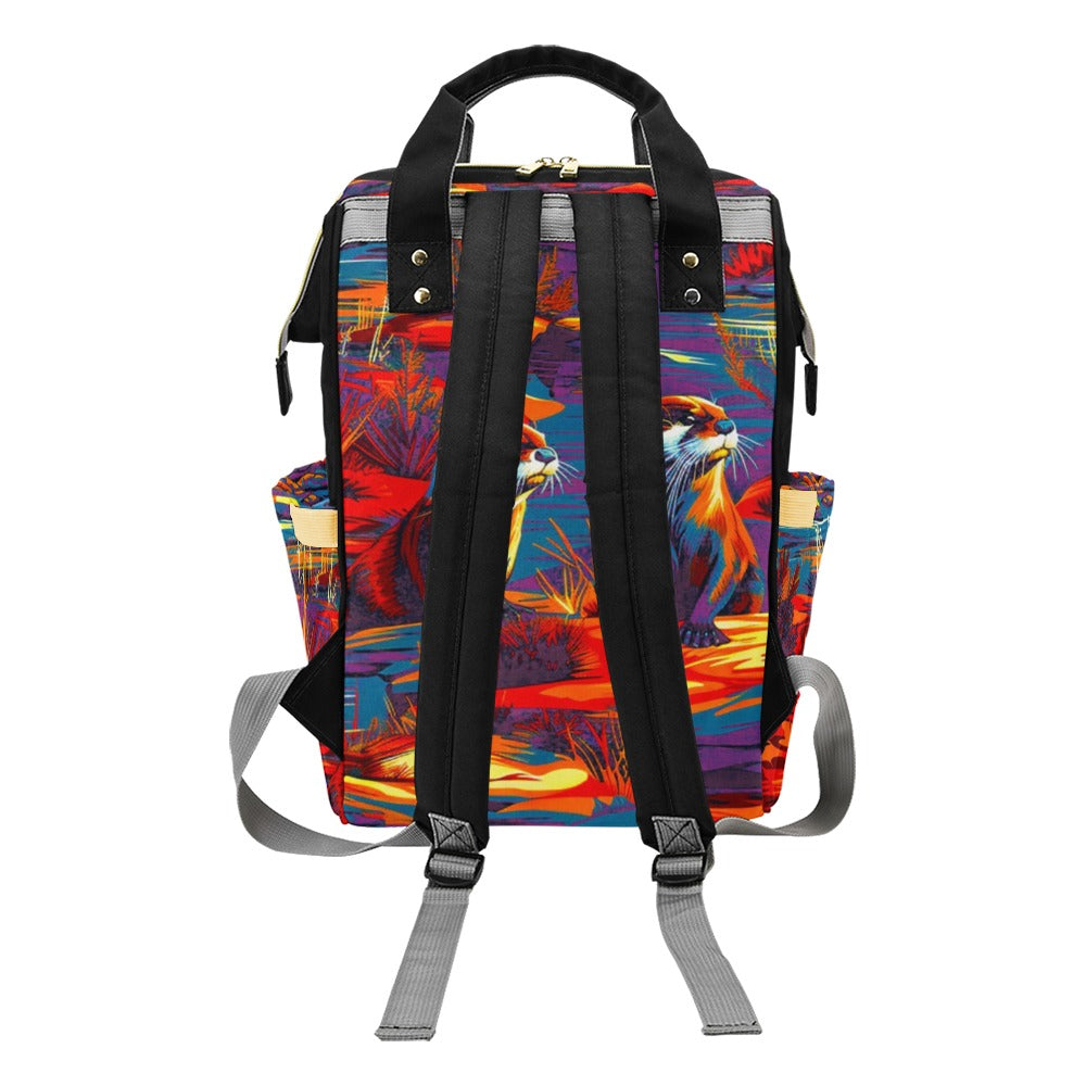 Silly Otters Multi-Function Diaper Backpack/Diaper Bag