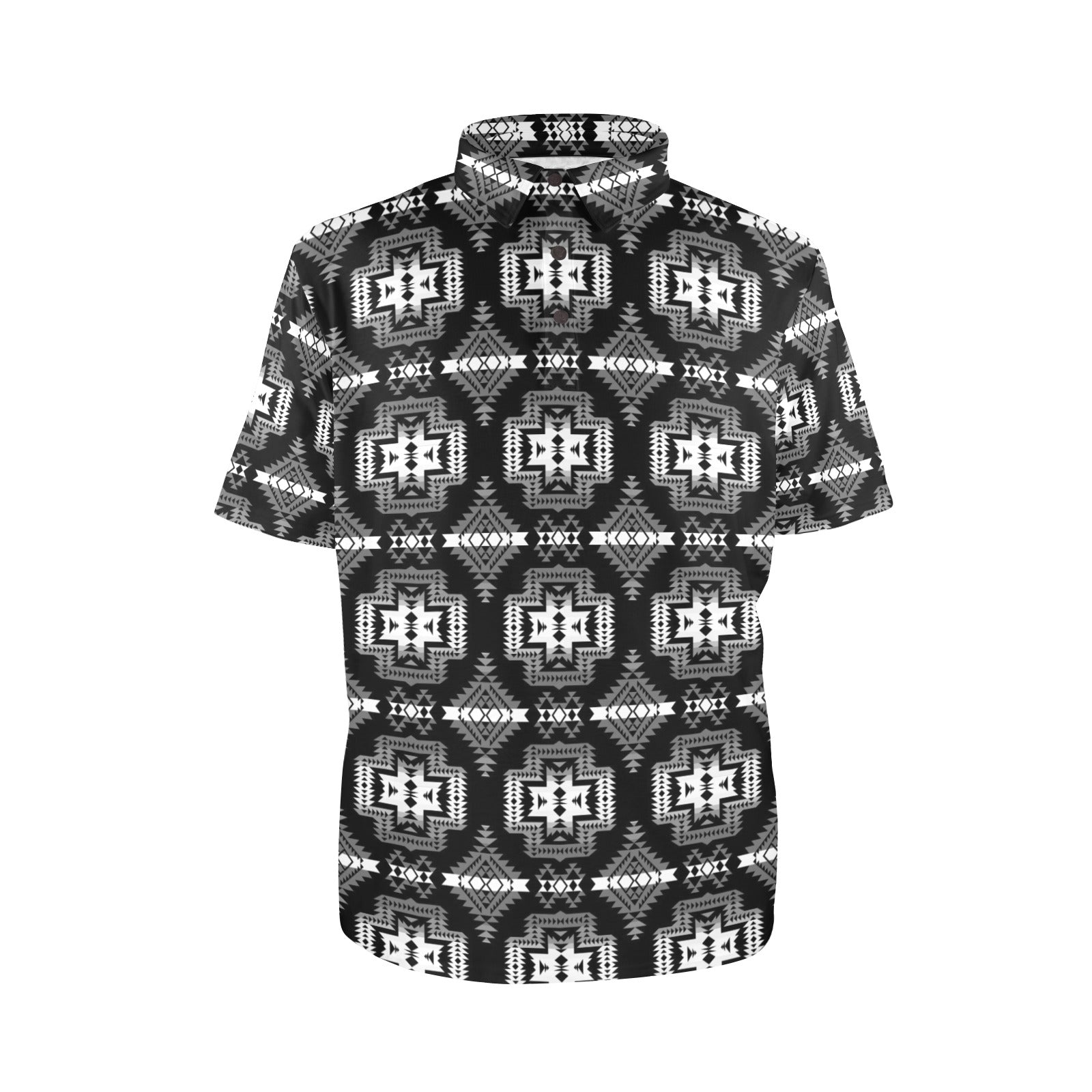 Pretty Blanket Black and White Polo Shirt