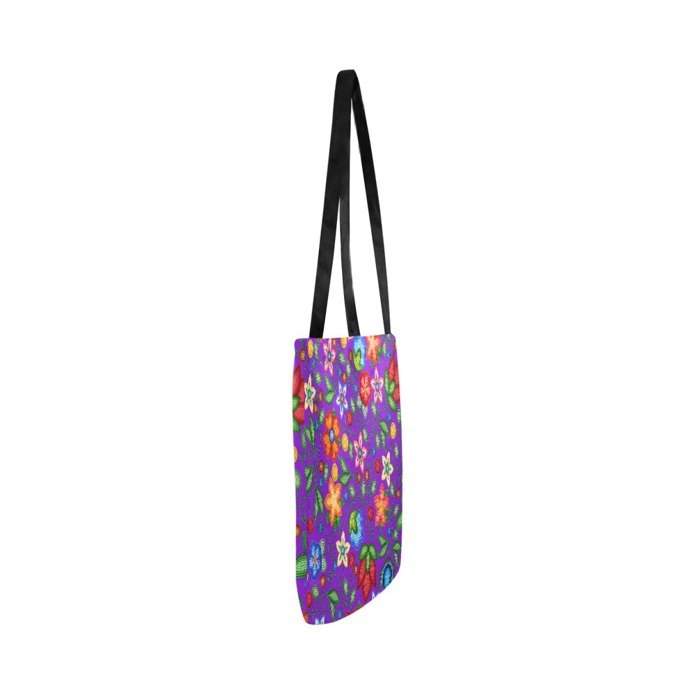 Morning Harmony Purple Reusable Shopping Bag (Two sides)