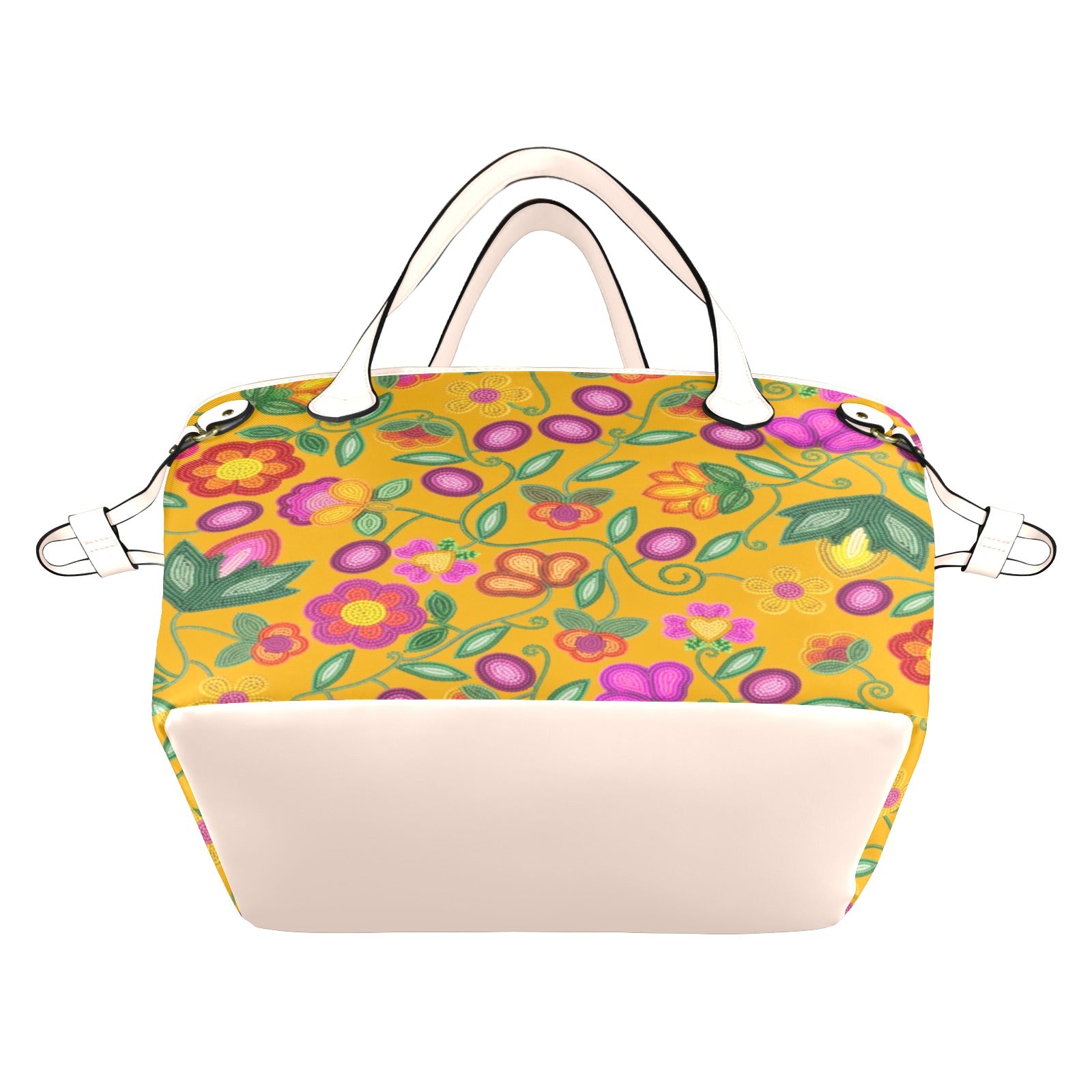 Boreal Bounty Yellow Clover Canvas Tote Bag