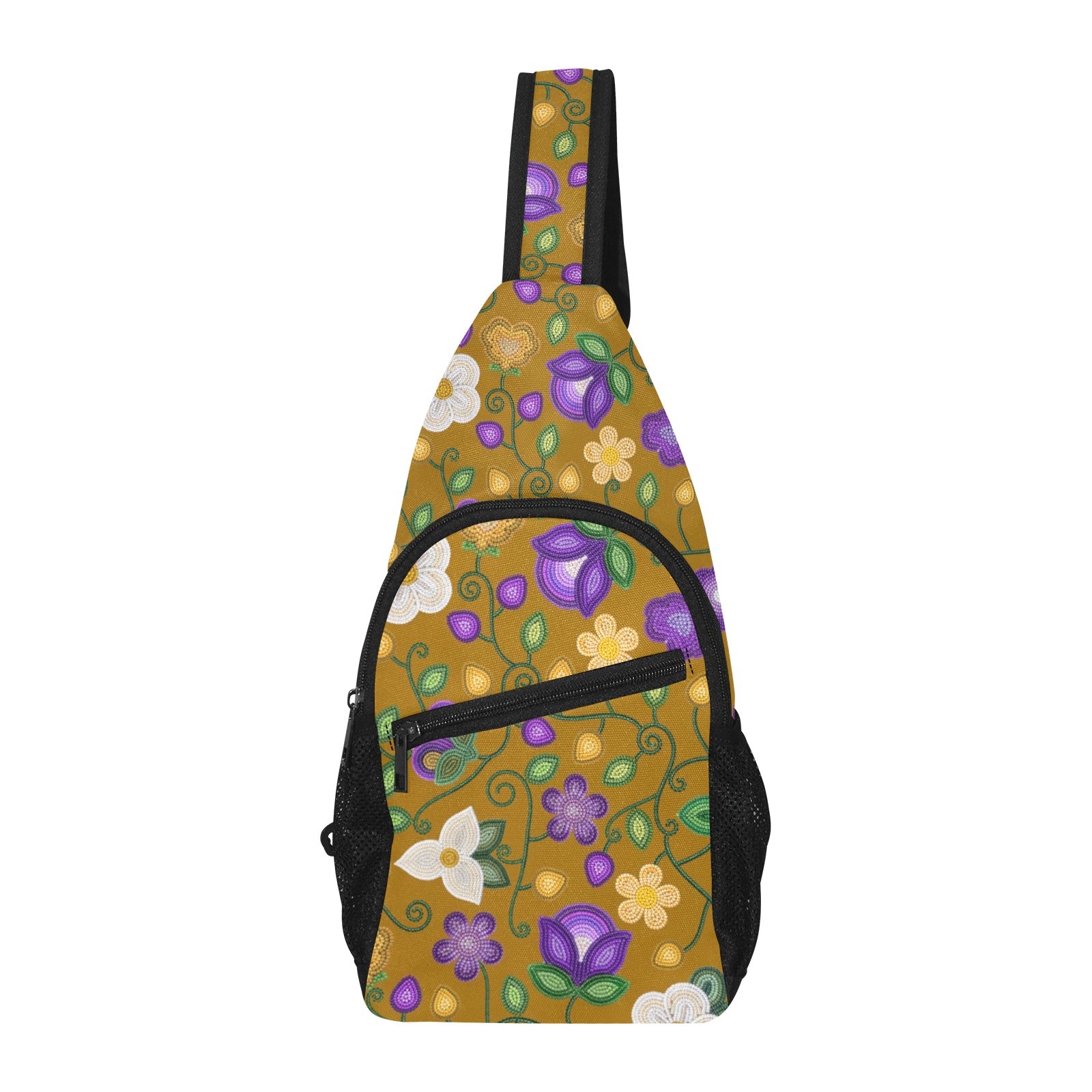 Midnight Moss Bloom Toffee Chest Bag