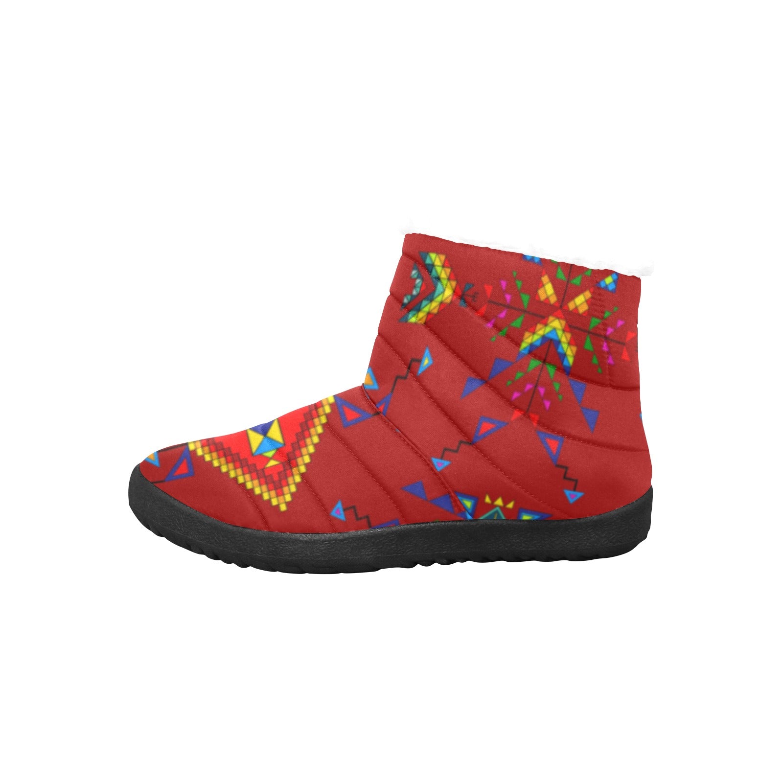 Buffalo Jump Red Women's Padded Winter Boot