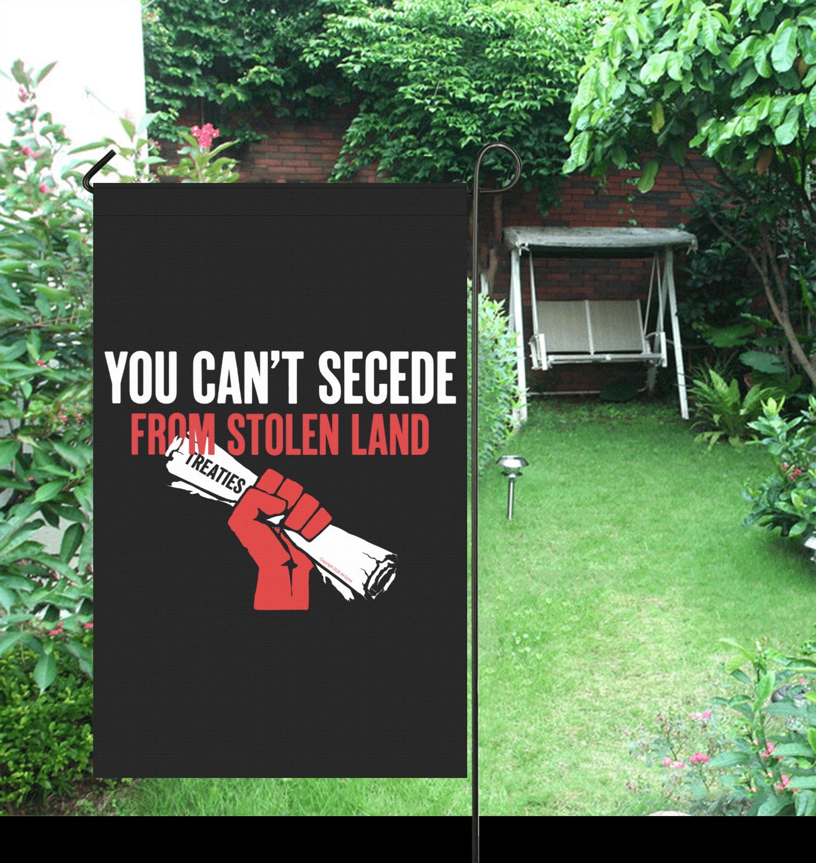 You Can't Secede Garden Flag 36''x60'' (Two Sides Printing)