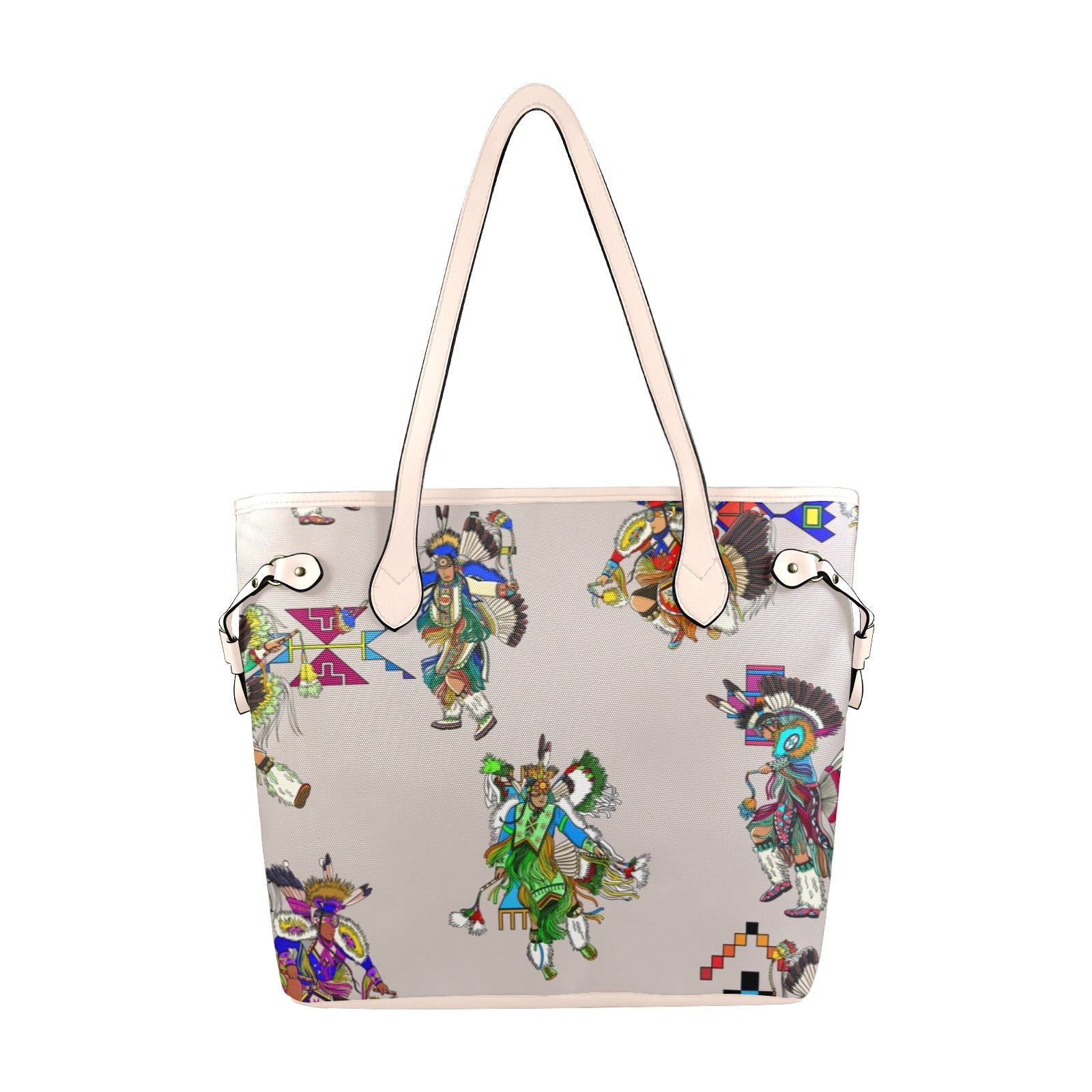 Men's Fancy Dancers Muslin Clover Canvas Tote Bag