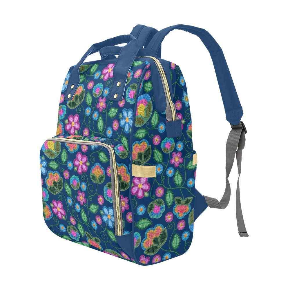 Turquoise Sunbeam Blue Multi-Function Diaper Backpack/Diaper Bag