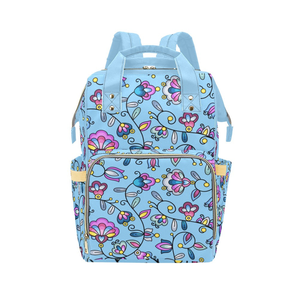 Autumn Bundle Blessing Blue Multi-Function Diaper Backpack/Diaper Bag