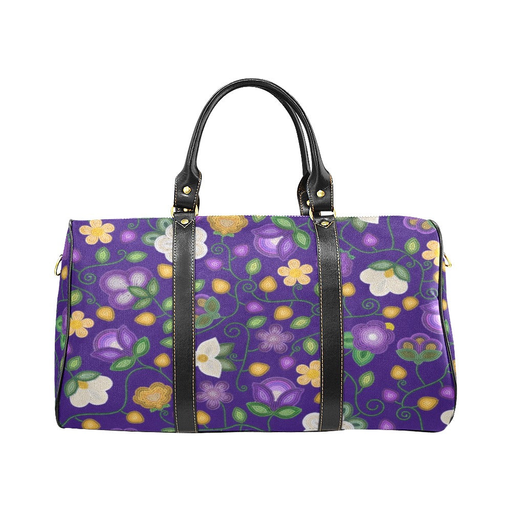 Midnight Moss Bloom Aubergine Waterproof Travel Bag/Small