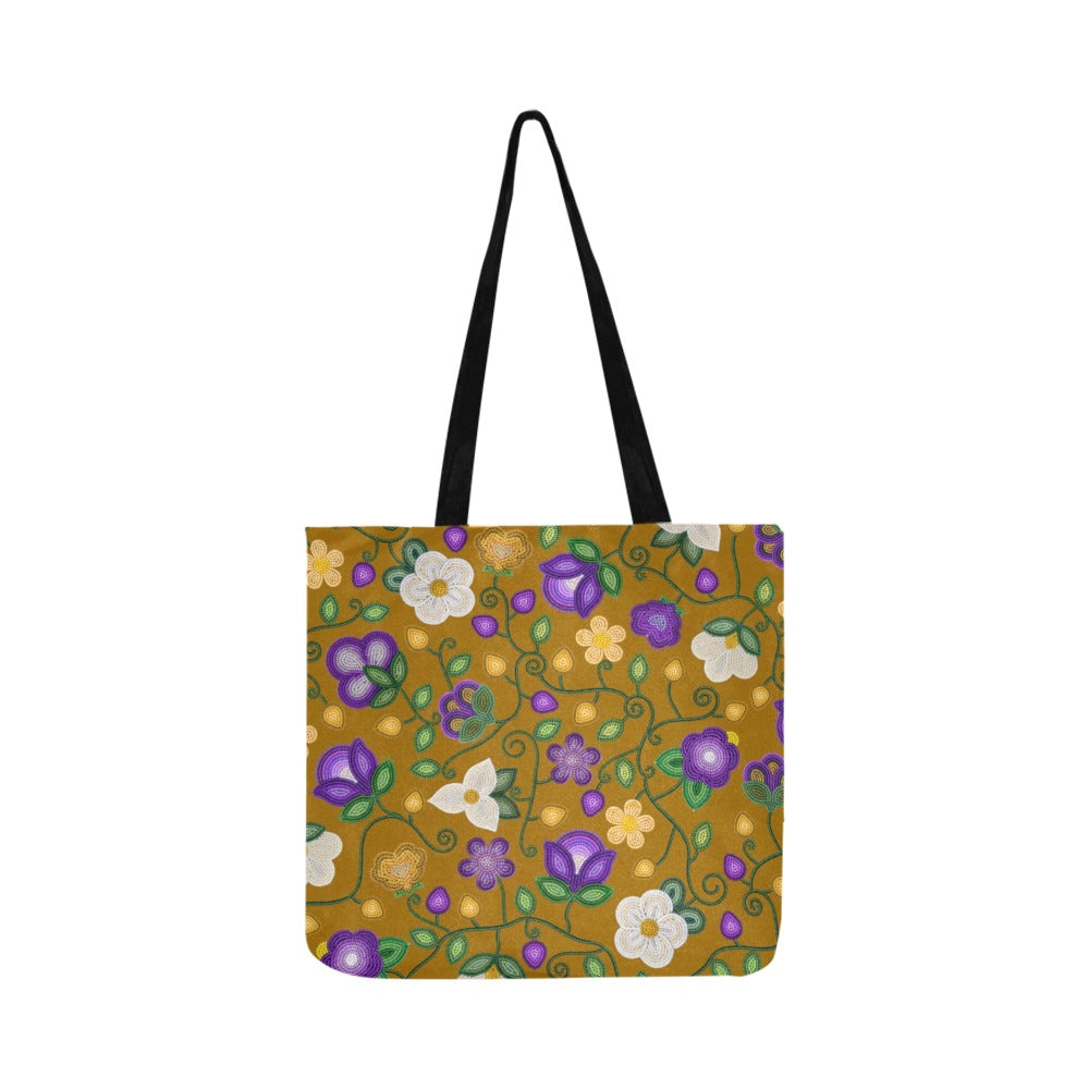 Midnight Moss Bloom Toffee Reusable Shopping Bag (Two sides)