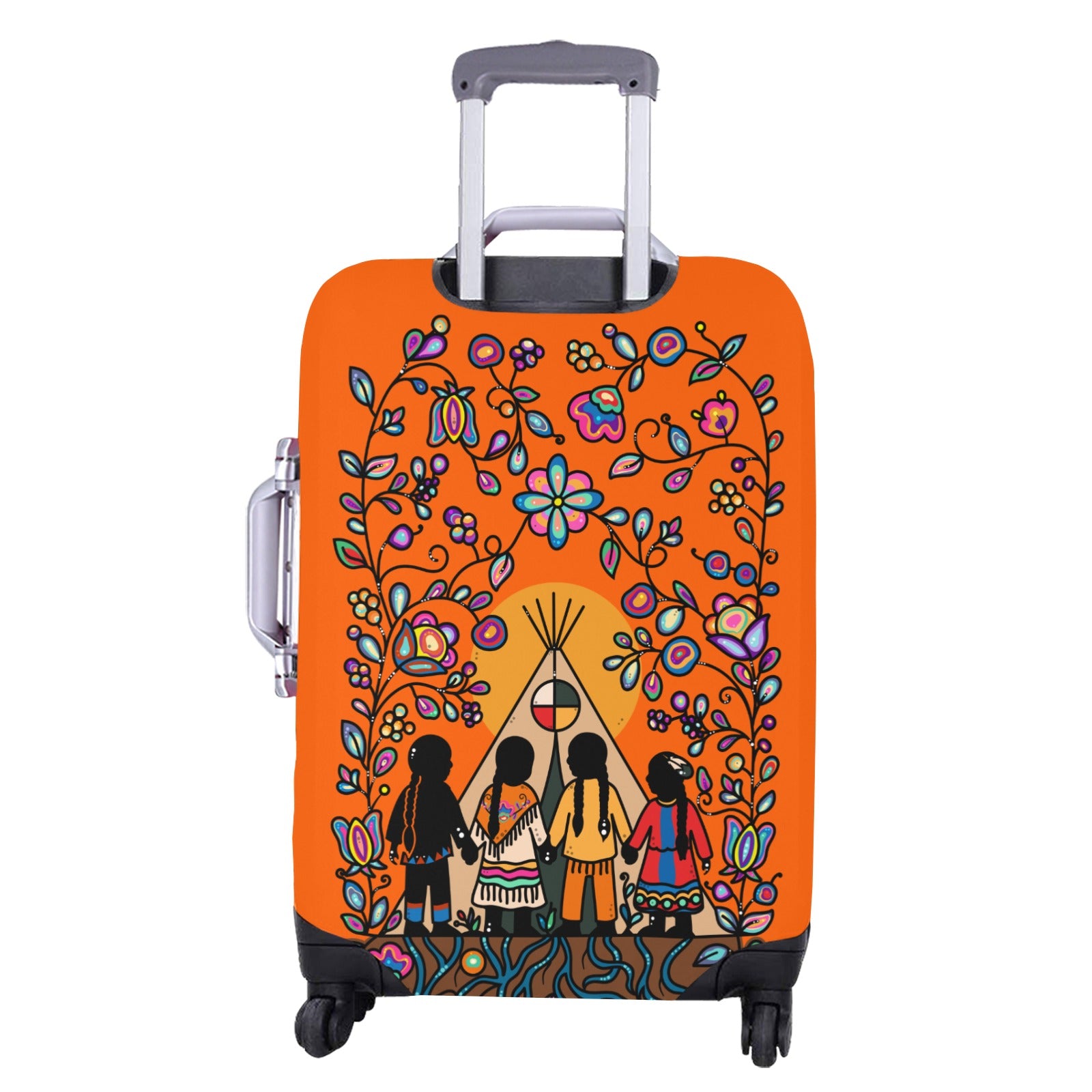 Rooted in Culture Luggage Cover/Extra Large 28"-30"