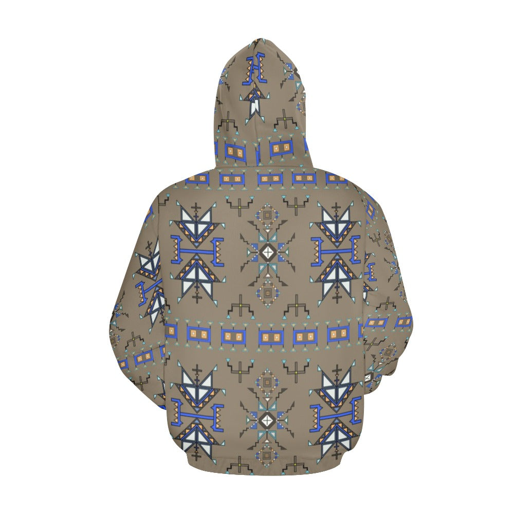 Eagle Strike Brown Hoodie for Men (USA Size)