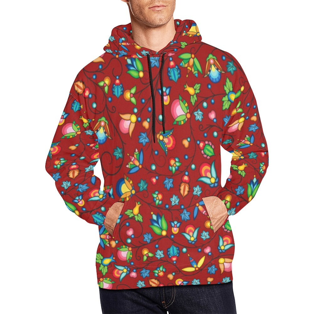 Prairie Plains Spirit Red Hoodie for Men (USA Size)