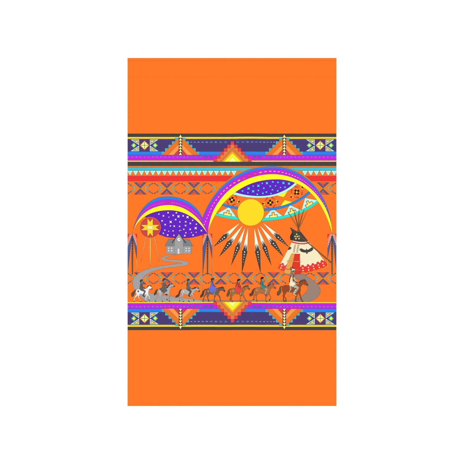 Seven Generations Medicine Garden Flag 36''x60'' (Two Sides Printing)