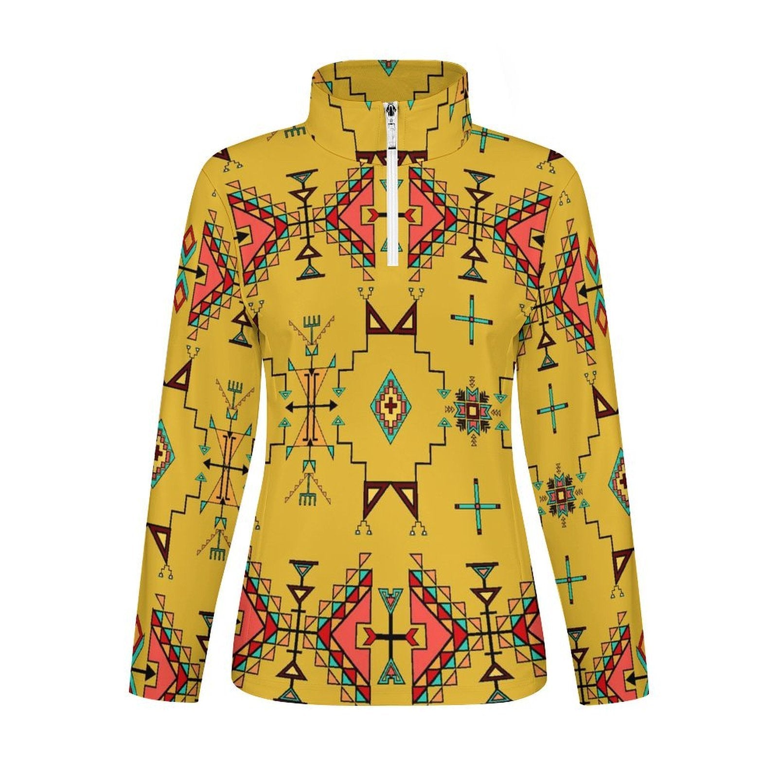 Thunder Flight Yellow Long Sleeve Yoga Shirt